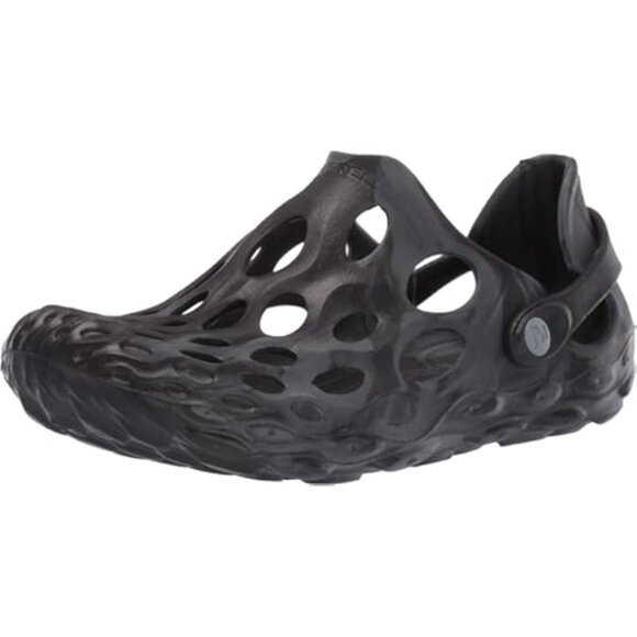 Merrell Boy's Black Hydro Moc Breathe Adjustable Slip-On Casual Clogs Size 4 - Picture 1 of 7